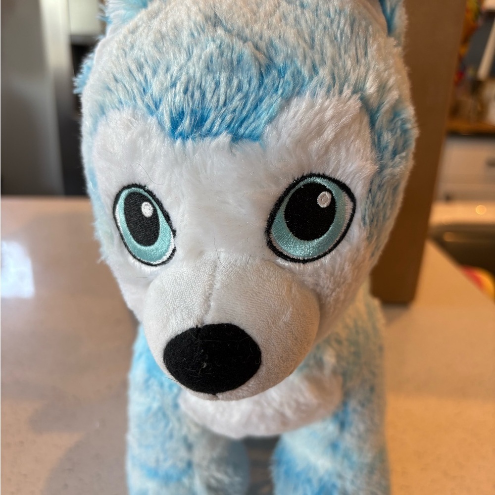 Build A Bear Blue Blast Husky dog plush​